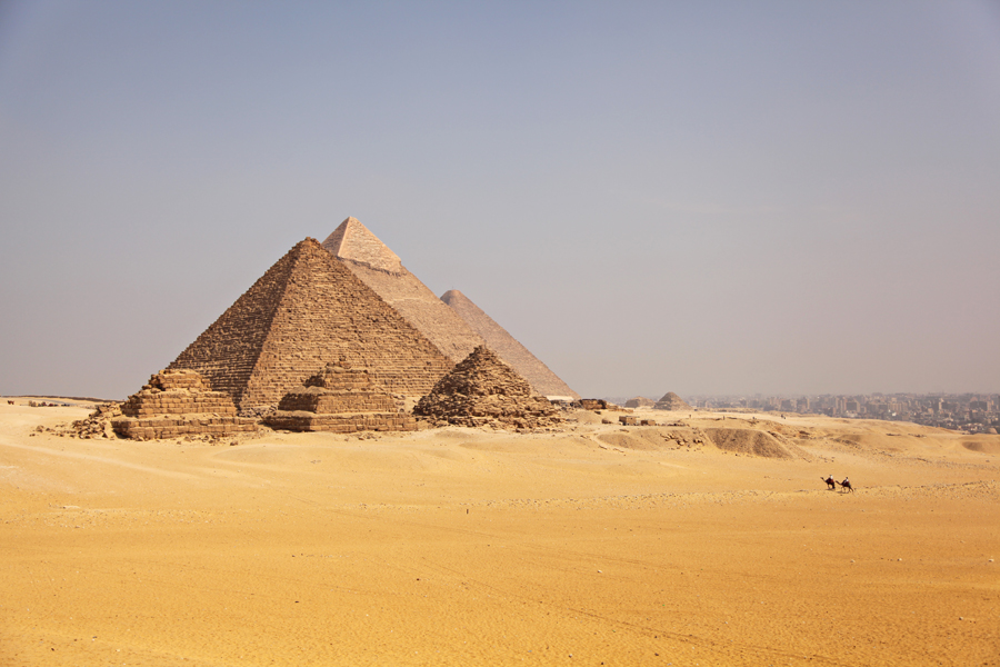 Pyramids of Giza + The Sphinx