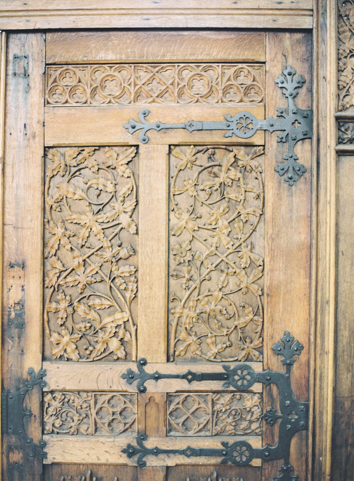 Detailed Wood Door at Munster Germany - Entouriste